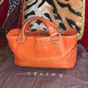 Authentic Celine leather hand bag